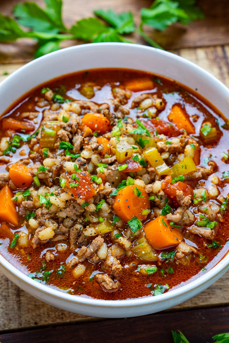 Ground Beef and Barley Soup Ground Beef and Barley Soup