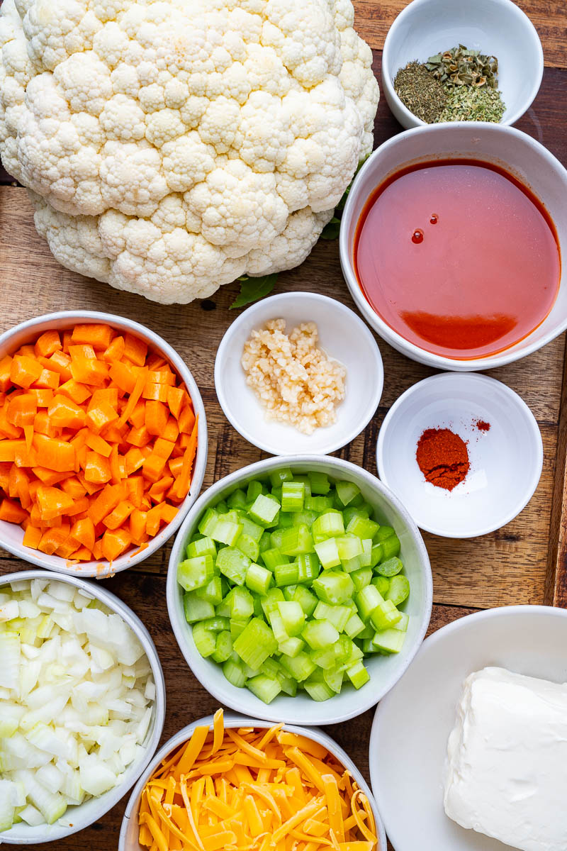 Buffalo Cauliflower Soup Buffalo Cauliflower Soup