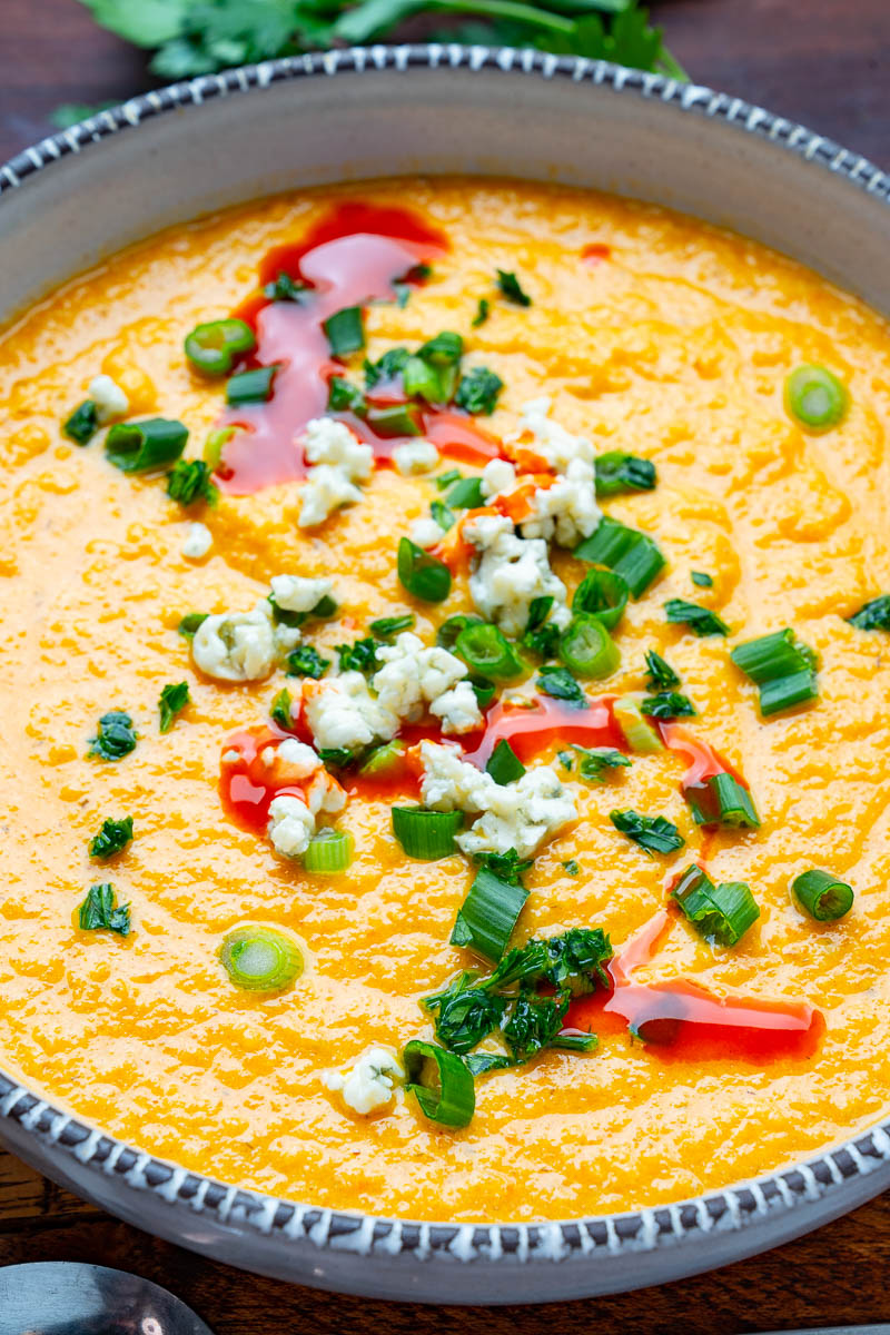 Buffalo Cauliflower Soup Buffalo Cauliflower Soup