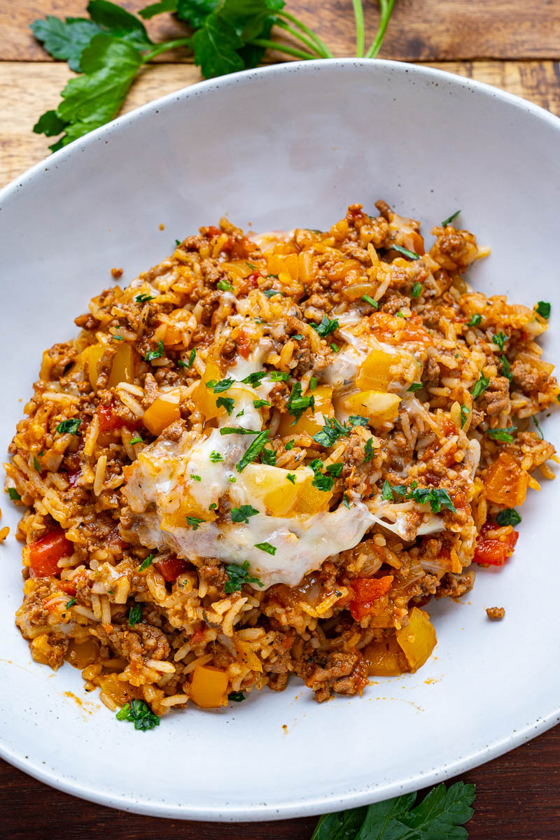 Deconstructed Skillet Stuffed Peppers Deconstructed Skillet Stuffed Peppers