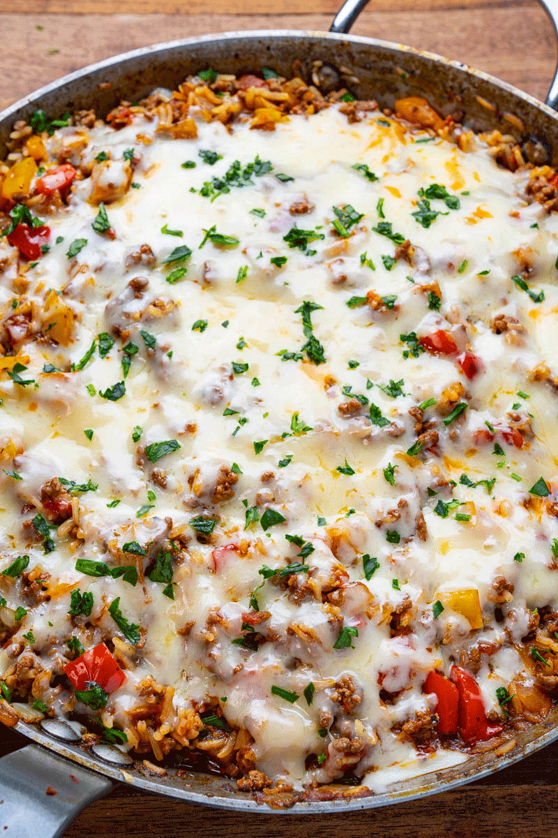 Deconstructed Skillet Stuffed Peppers Deconstructed Skillet Stuffed Peppers