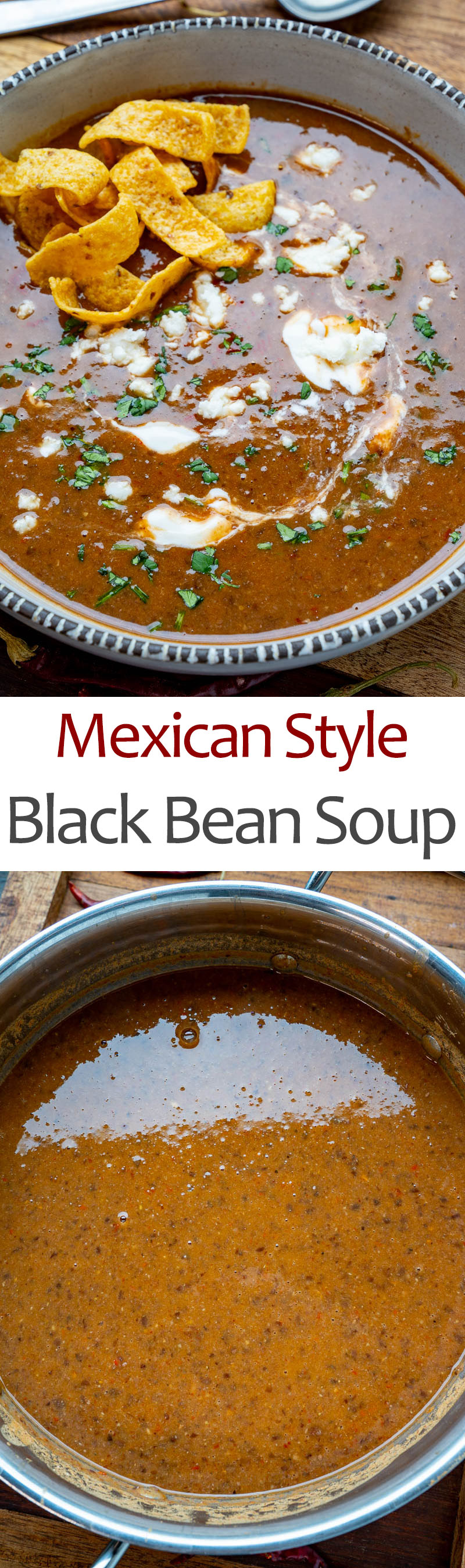 Mexican Style Black Bean Soup Mexican Style Black Bean Soup