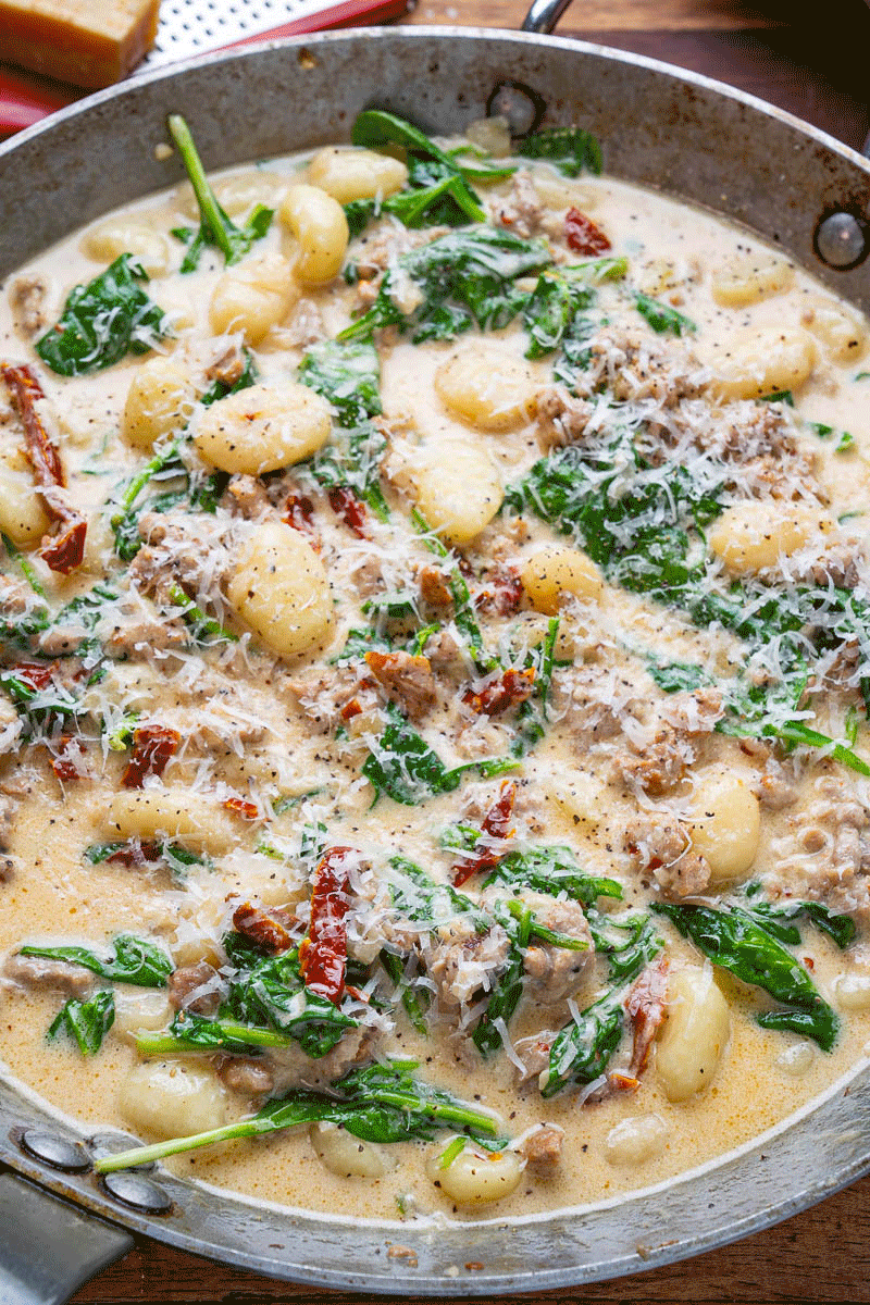 Creamy Tuscan Sausage Gnocchi Creamy Tuscan Sausage Gnocchi