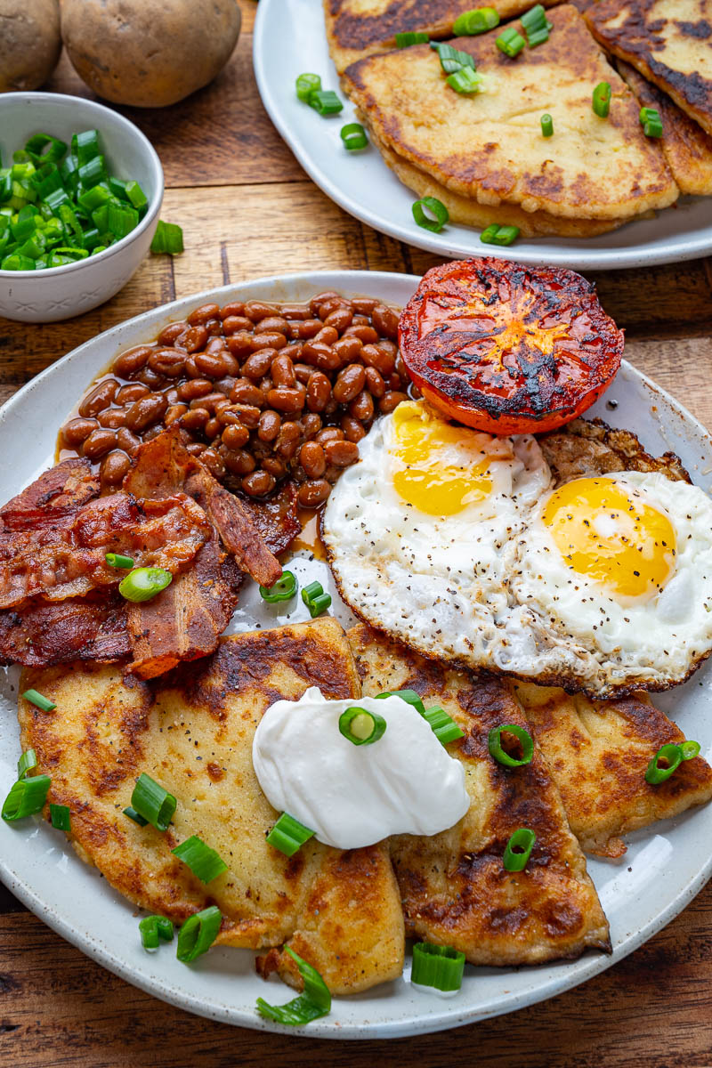 Irish Potato Farls (Potato Cakes)