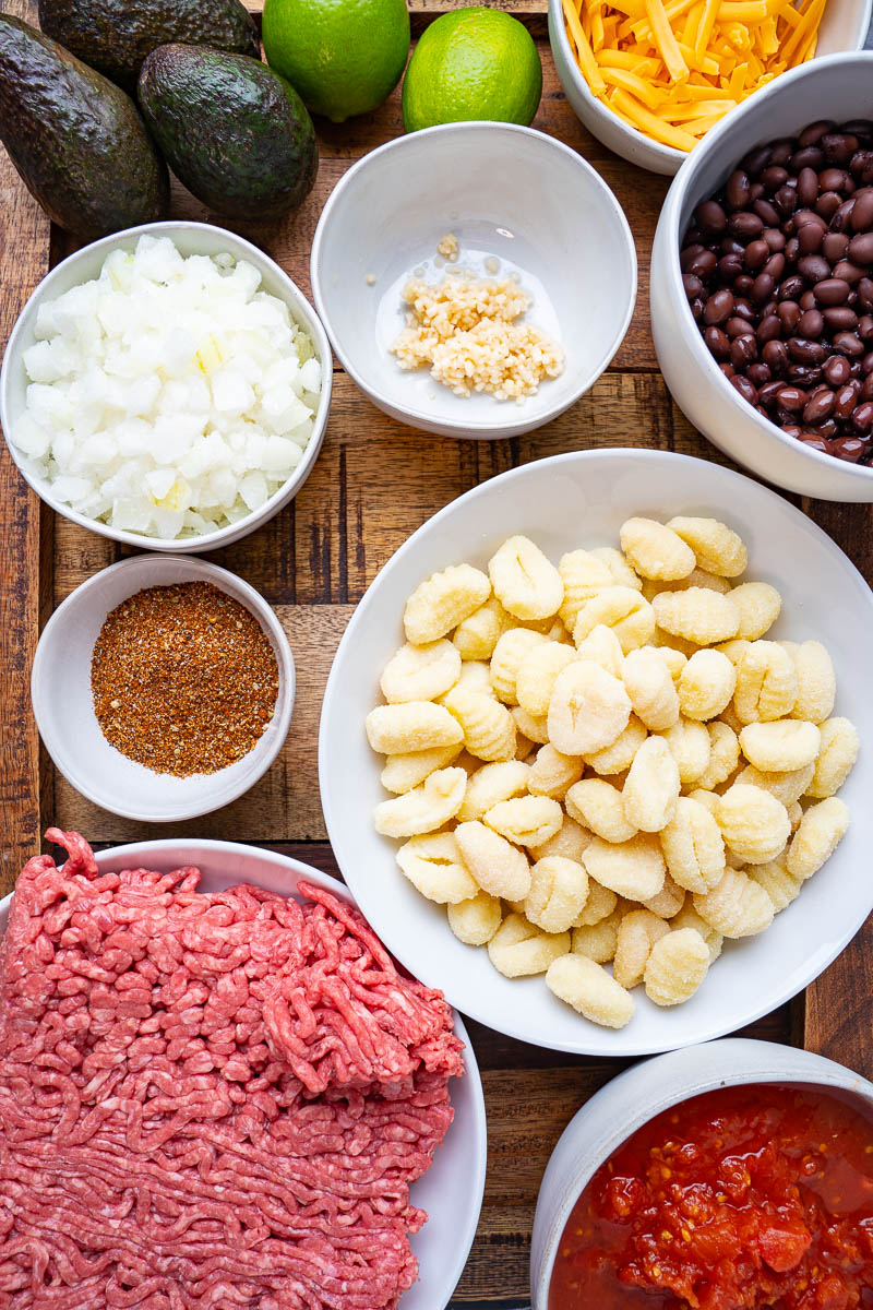 Taco Beef Gnocchi Taco Beef Gnocchi