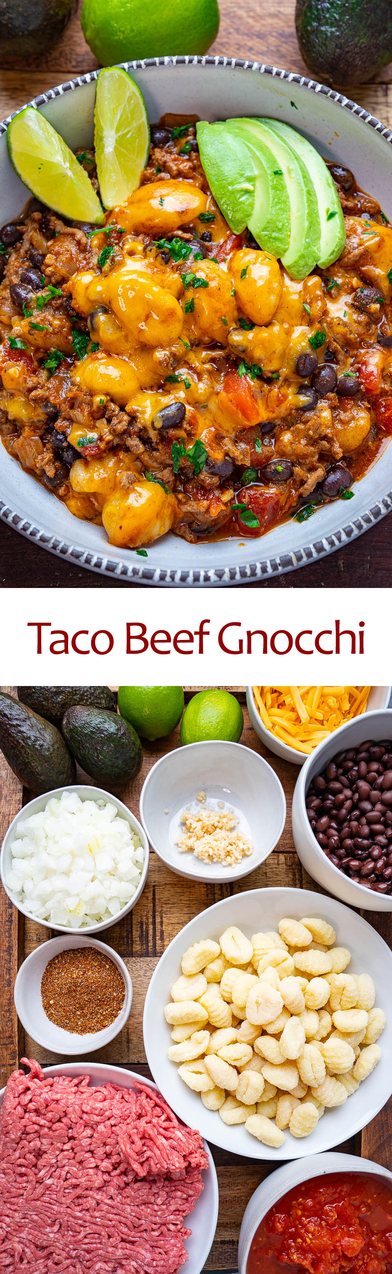 Taco Beef Gnocchi Taco Beef Gnocchi