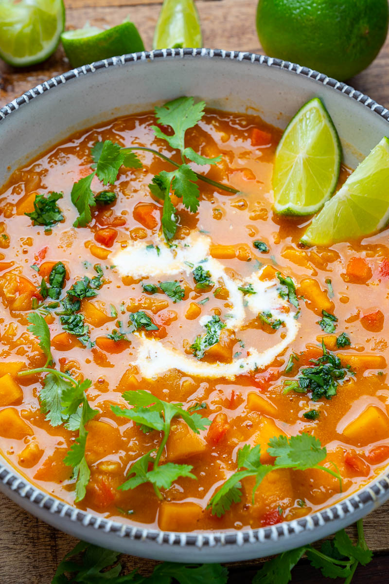 Thai Red Curry Lentil Soup