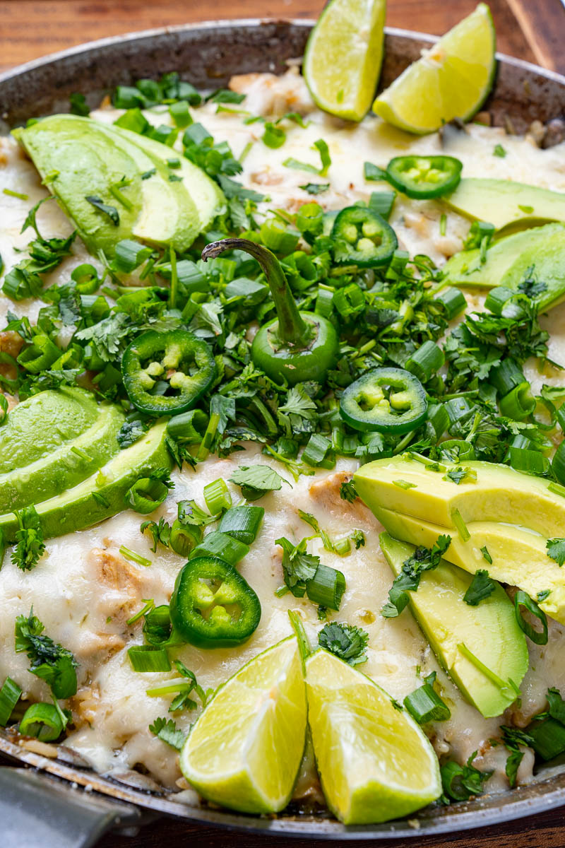 White Chili Chicken Skillet Casserole White Chili Chicken Skillet Casserole