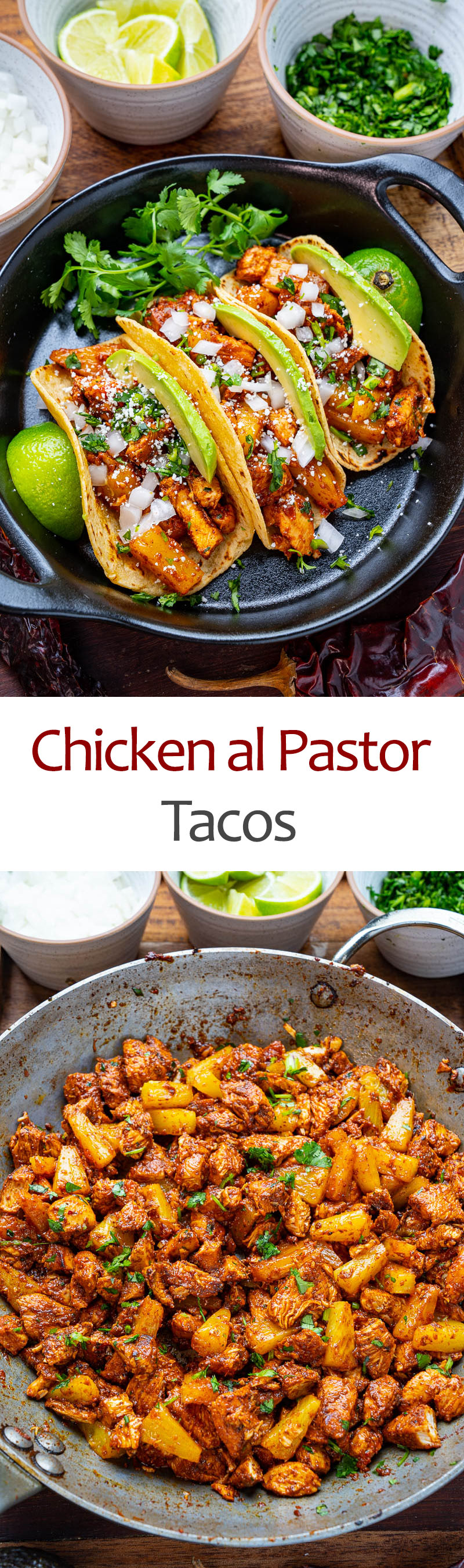 Chicken al Pastor Tacos Chicken al Pastor Tacos
