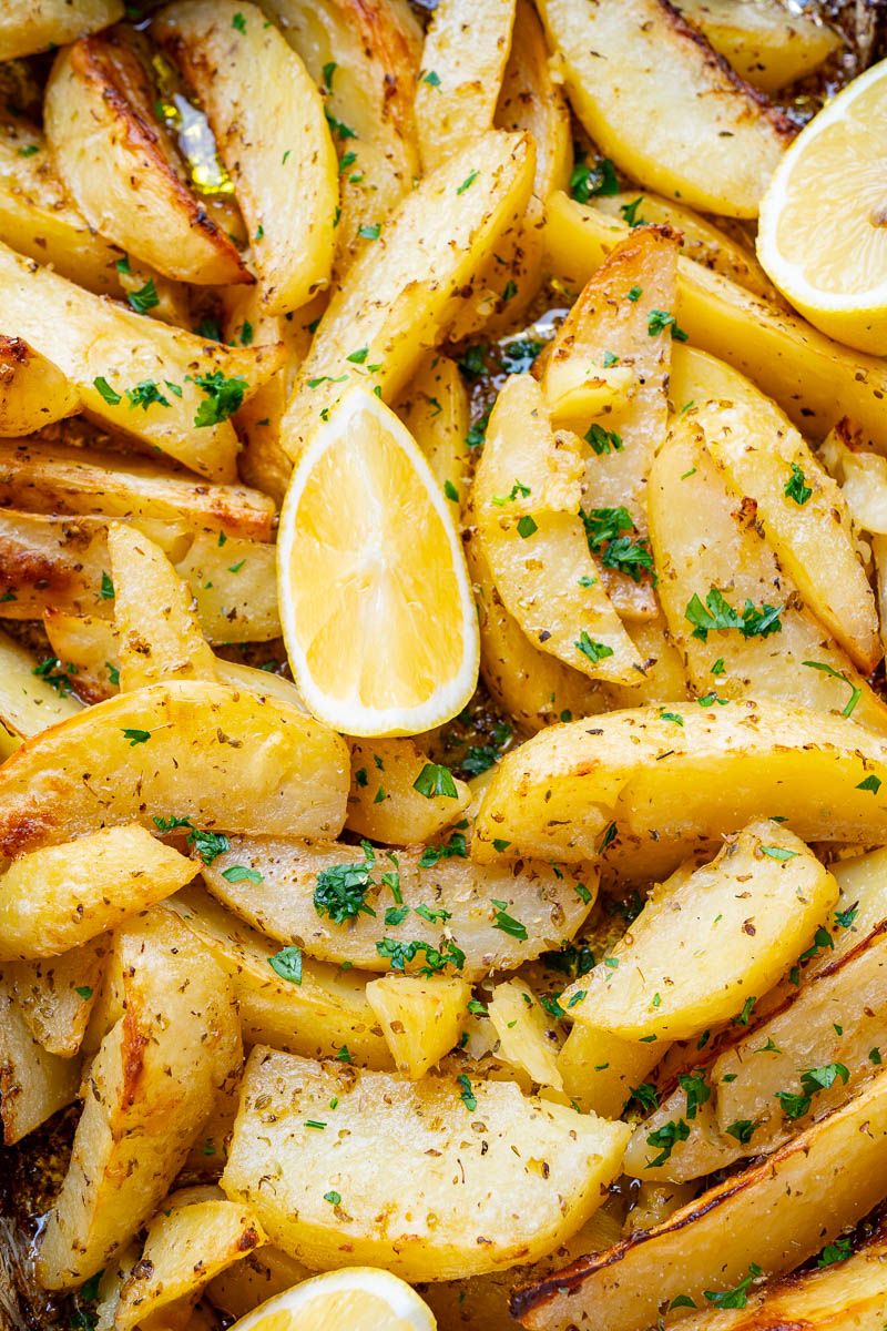 Greek Lemon Potatoes Greek Lemon Potatoes