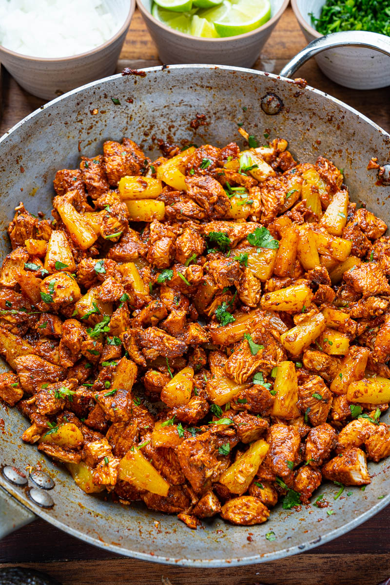 Skillet Chicken al Pastor Skillet Chicken al Pastor