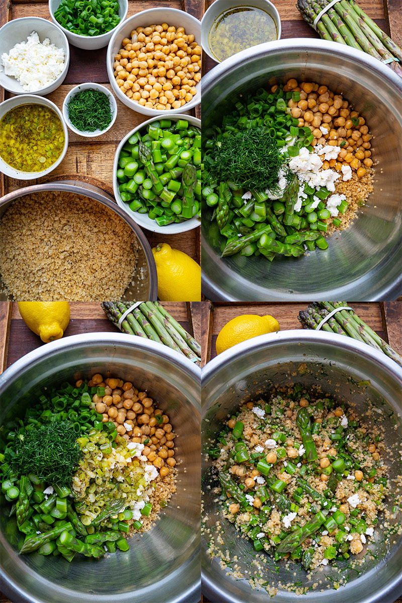 Asparagus Quinoa Salad Asparagus Quinoa Salad