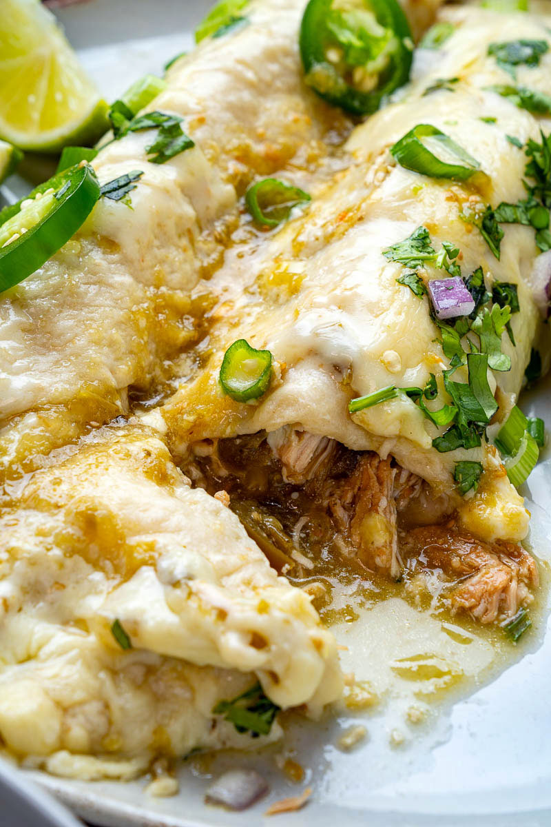 Salsa Verde Chicken Enchiladas Salsa Verde Chicken Enchiladas