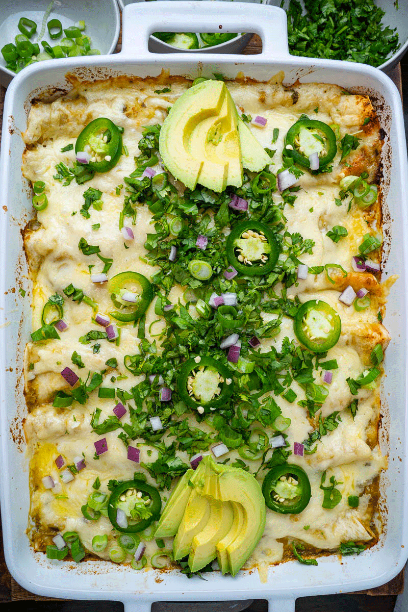 Salsa Verde Chicken Enchiladas Salsa Verde Chicken Enchiladas