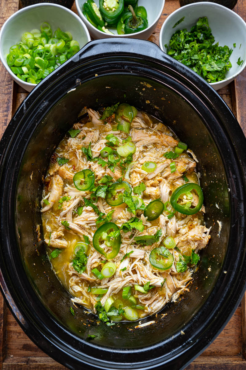 Slow Cooker Salsa Verde Chicken