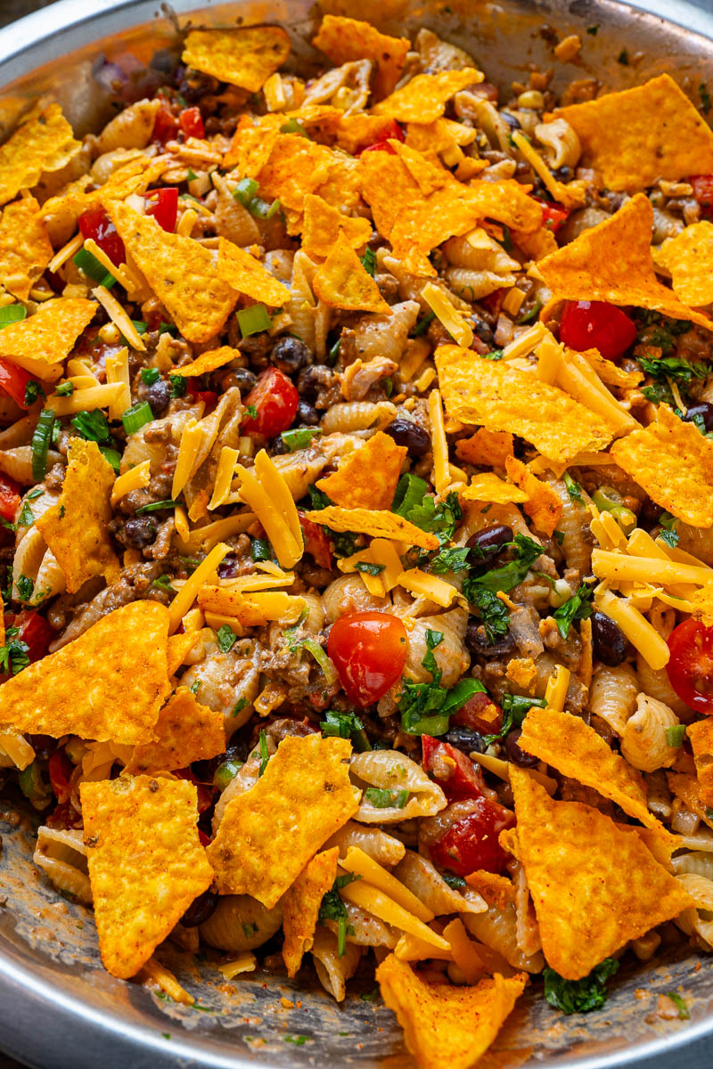 Taco Pasta Salad Taco Pasta Salad