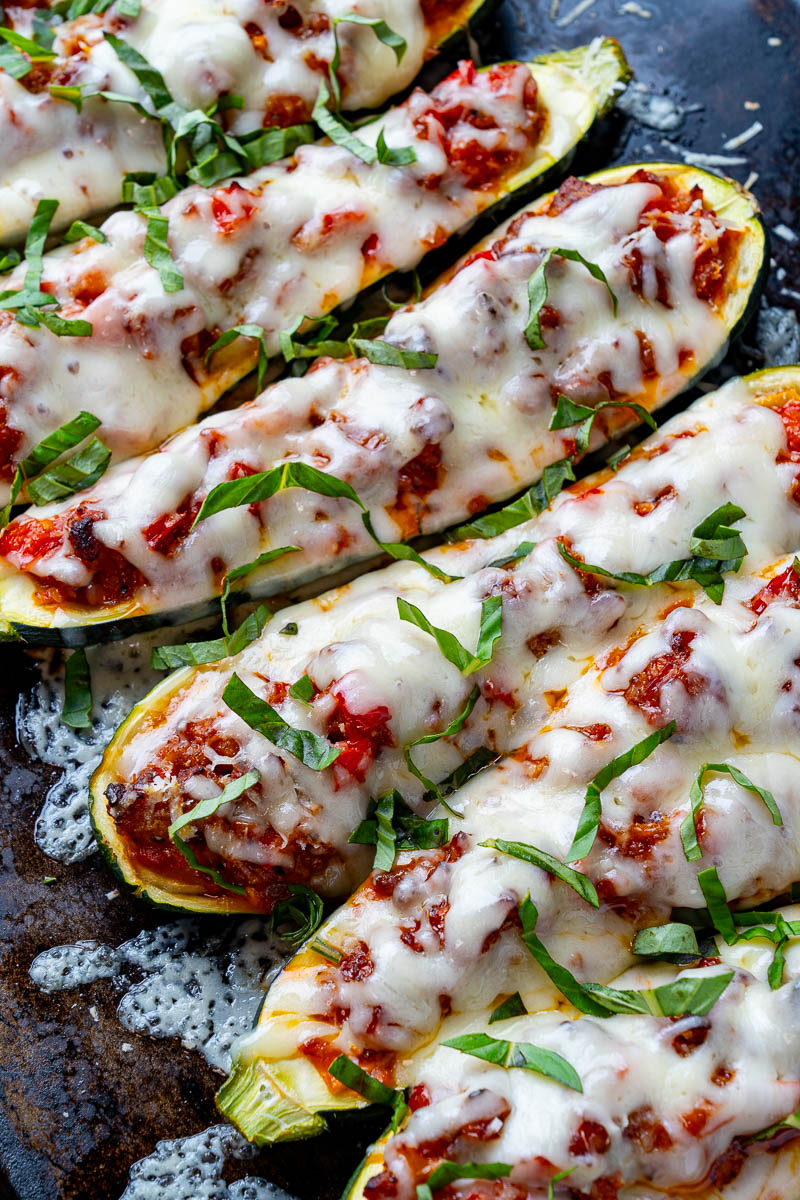 Italian Sausage Stuffed Zucchini Italian Sausage Stuffed Zucchini