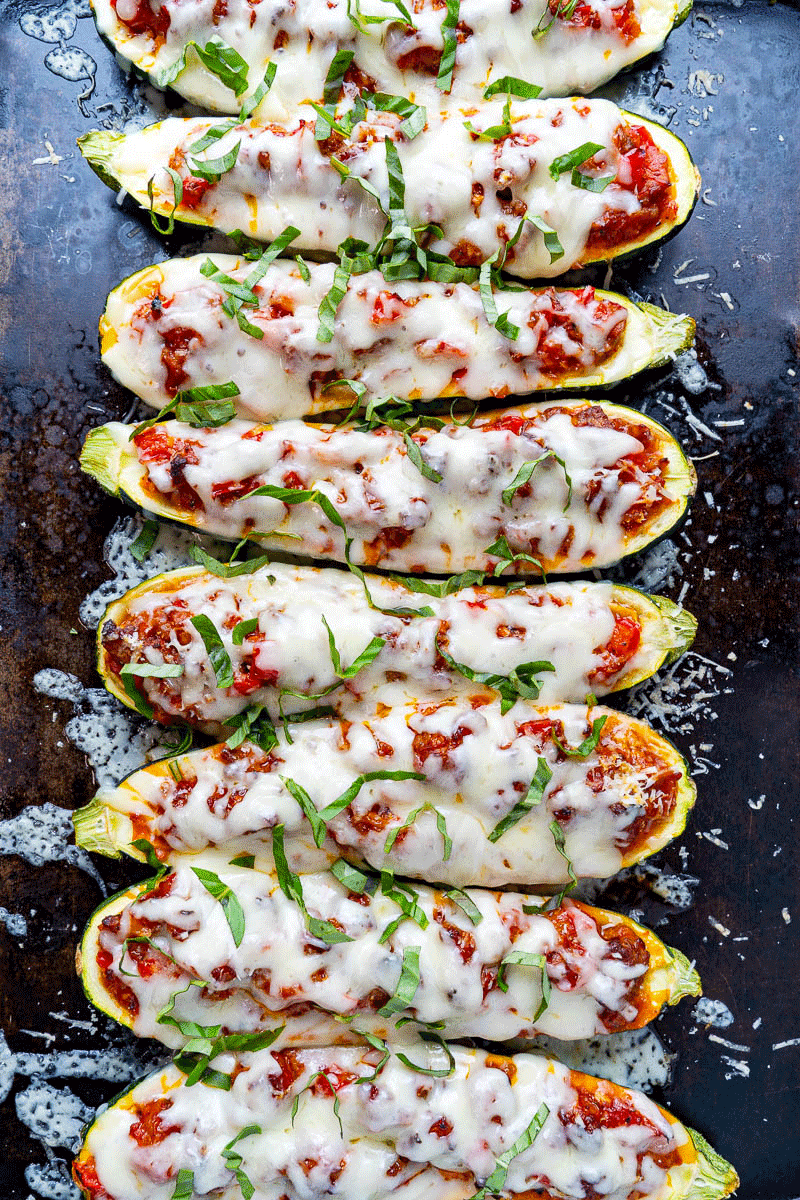 Italian Sausage Stuffed Zucchini Italian Sausage Stuffed Zucchini