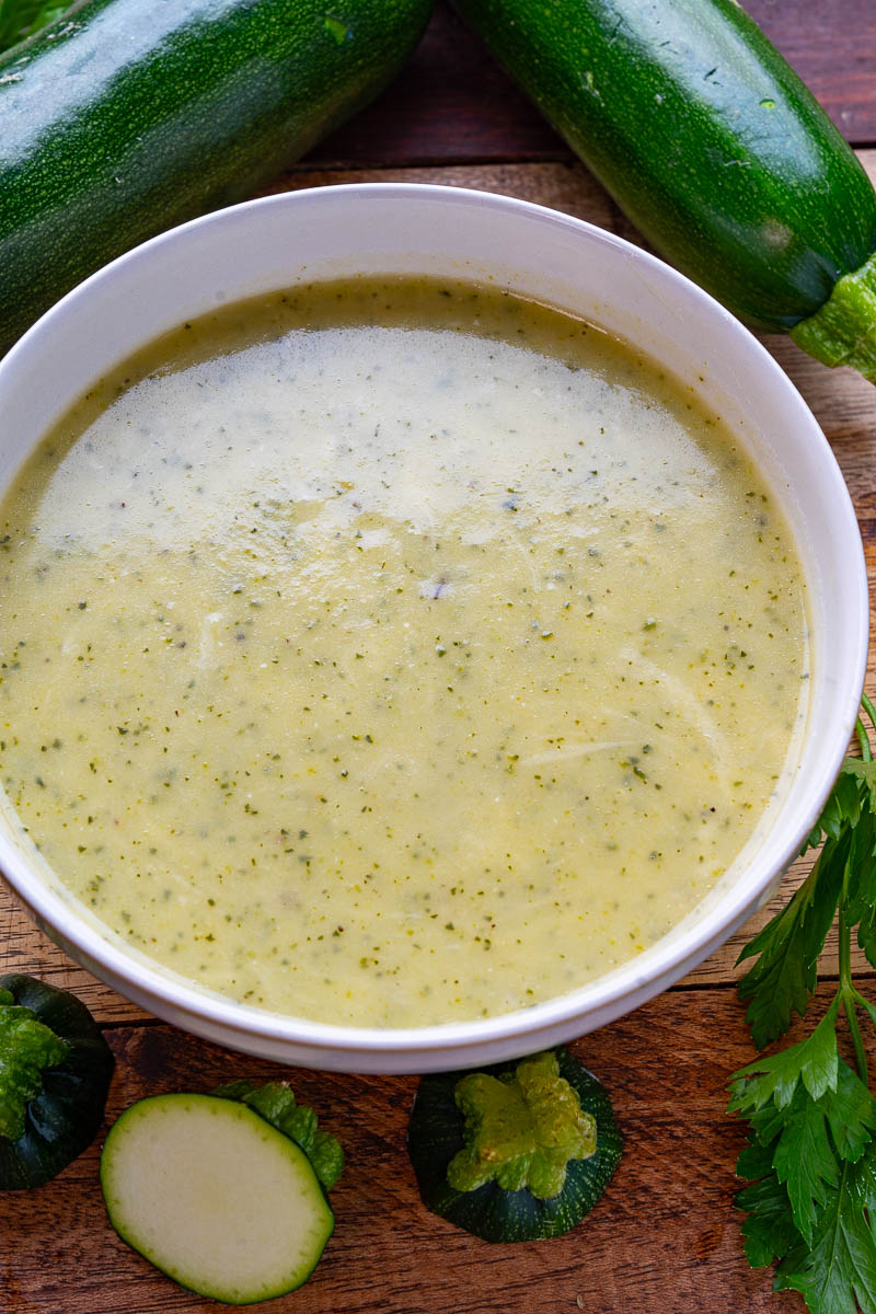 Zucchini and Cheese Soup