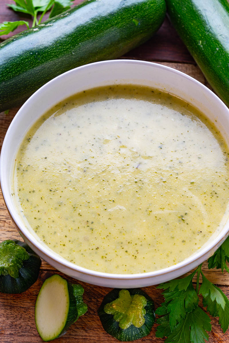 Zucchini and Cheese Soup Zucchini and Cheese Soup