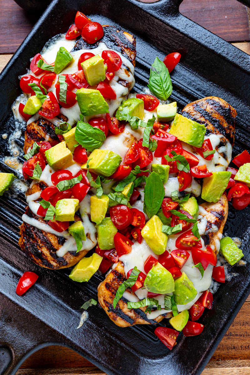 Balsamic Grilled Chicken with Avocado Balsamic Grilled Chicken with Avocado