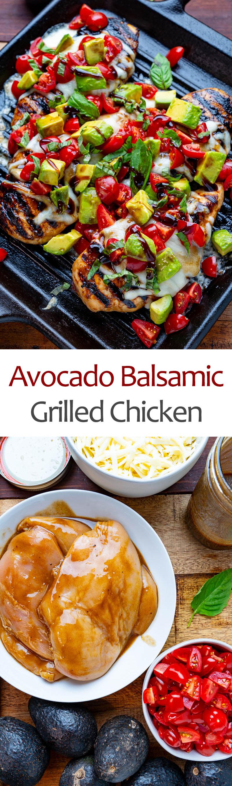 Balsamic Grilled Chicken with Avocado Balsamic Grilled Chicken with Avocado