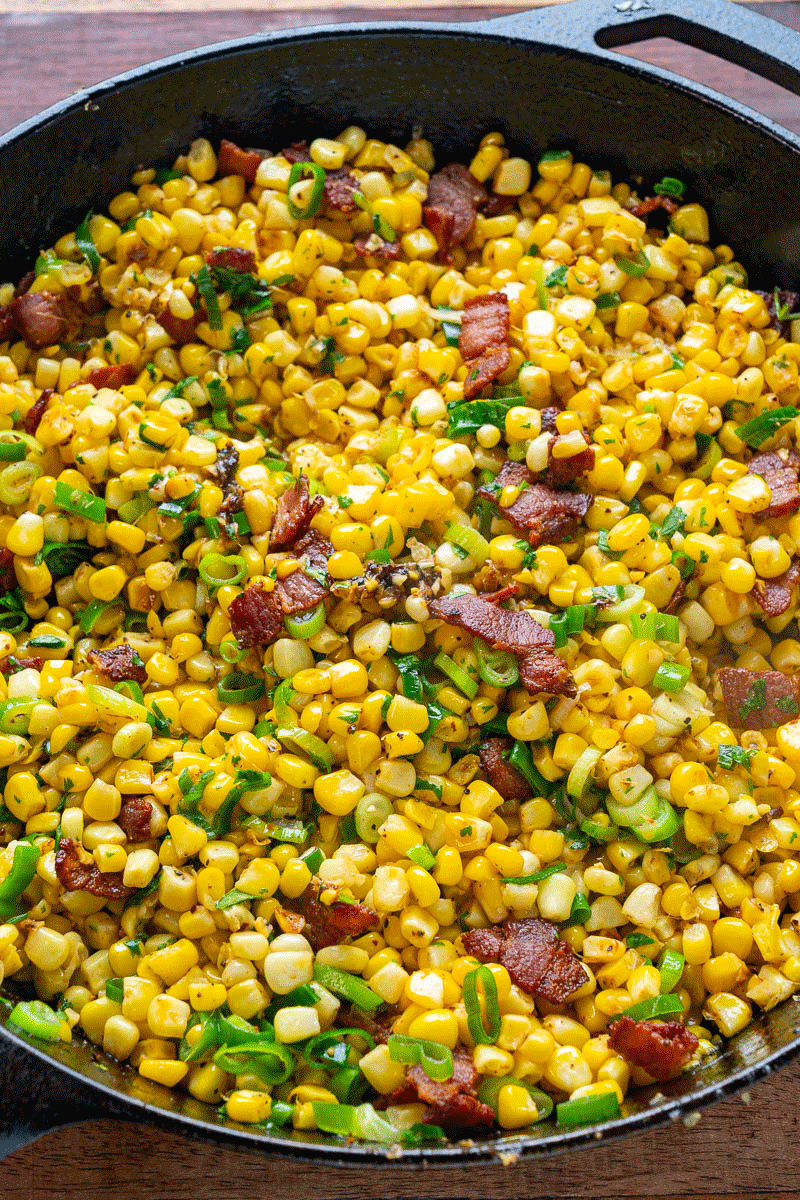 Bacon Fried Corn Bacon Fried Corn