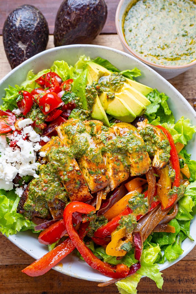 Chicken Fajita Salad