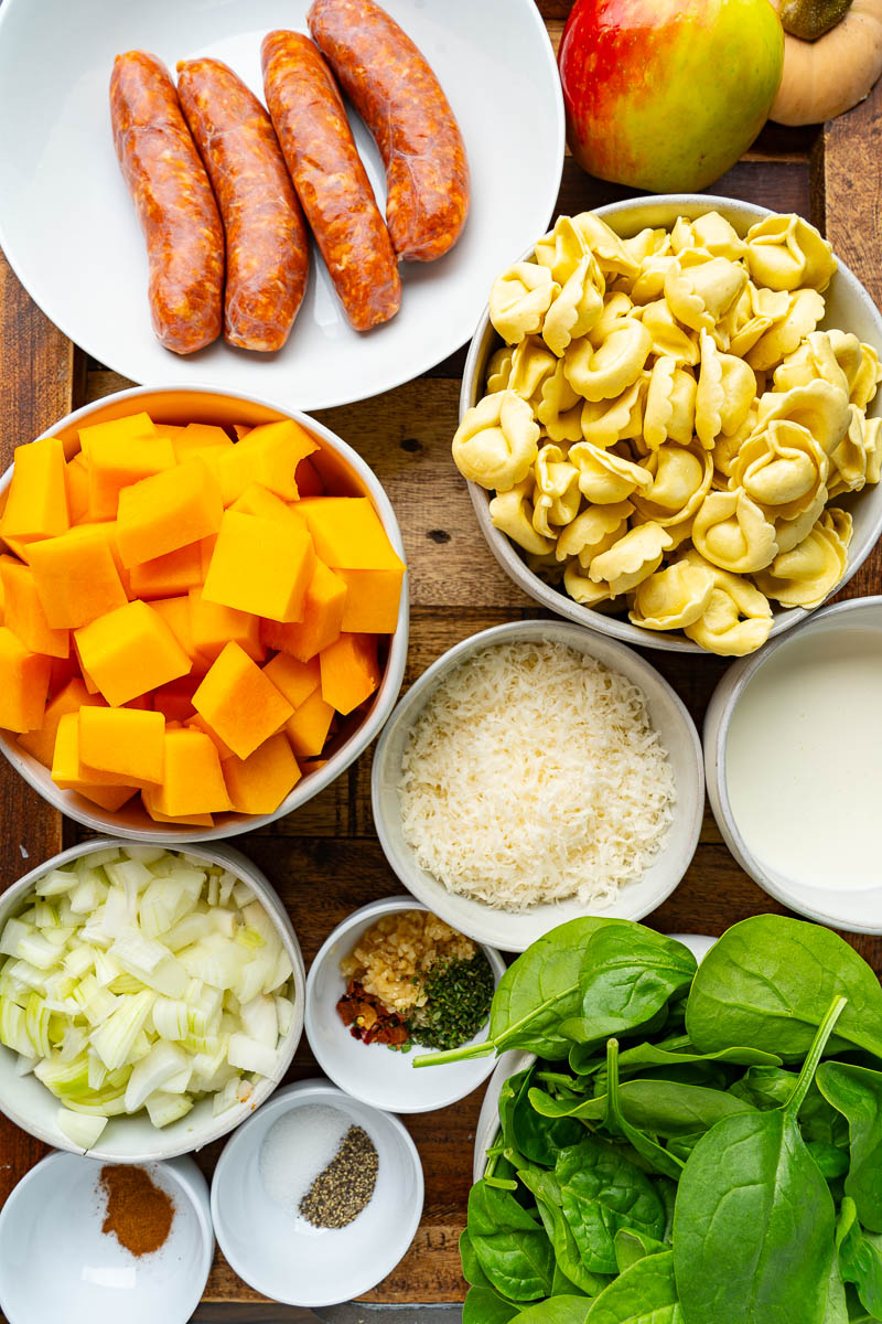 Butternut Sausage Tortellini Soup Butternut Sausage Tortellini Soup