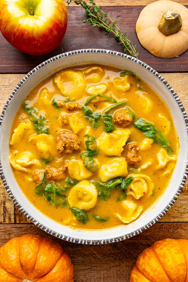 Butternut Sausage Tortellini Soup Butternut Sausage Tortellini Soup