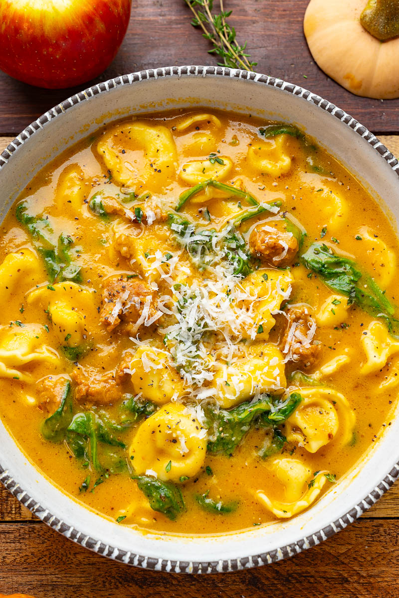 Butternut Sausage Tortellini Soup Butternut Sausage Tortellini Soup