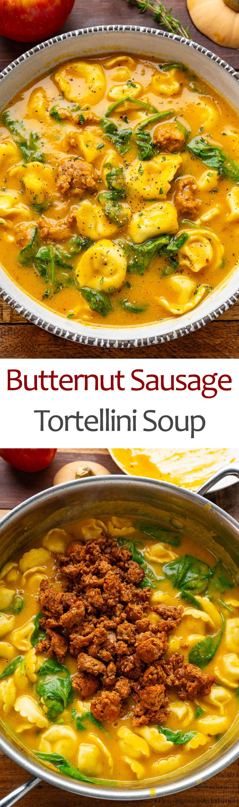 Butternut Sausage Tortellini Soup Butternut Sausage Tortellini Soup