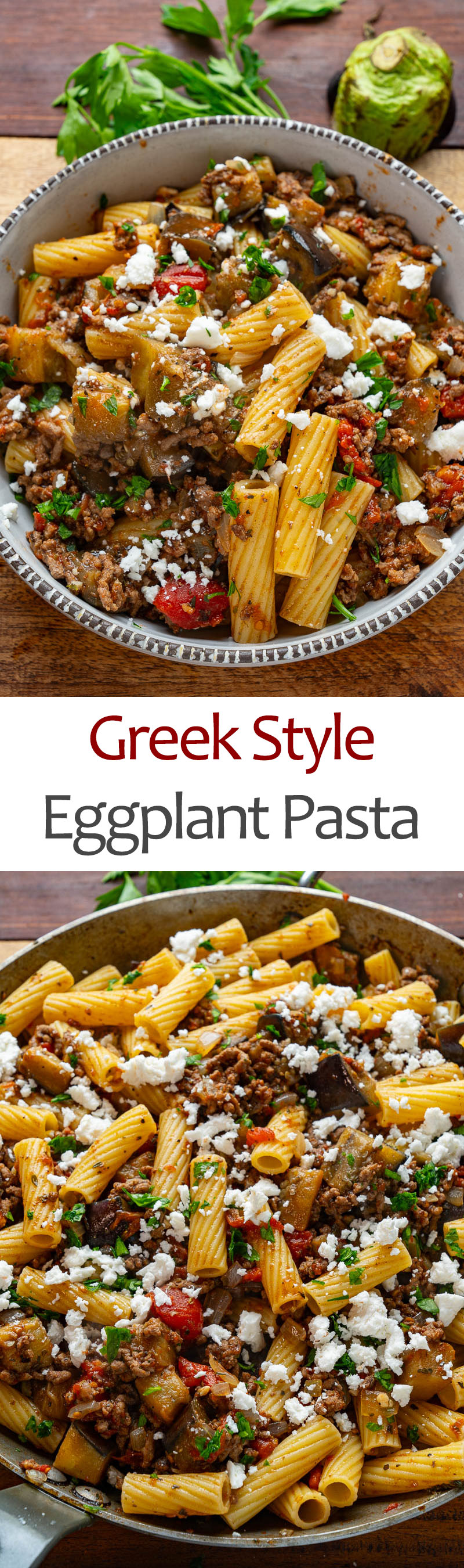 Greek Style Eggplant Pasta (aka Moussaka Pasta) Greek Style Eggplant Pasta (aka Moussaka Pasta)