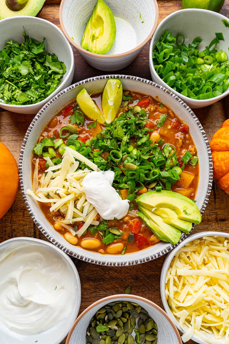 Pumpkin Turkey Chili