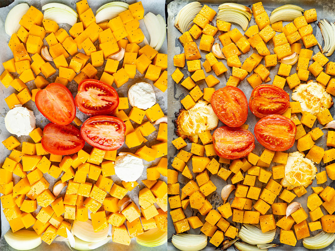 Roast Butternut Squash Pasta Sauce Roast Butternut Squash Pasta Sauce