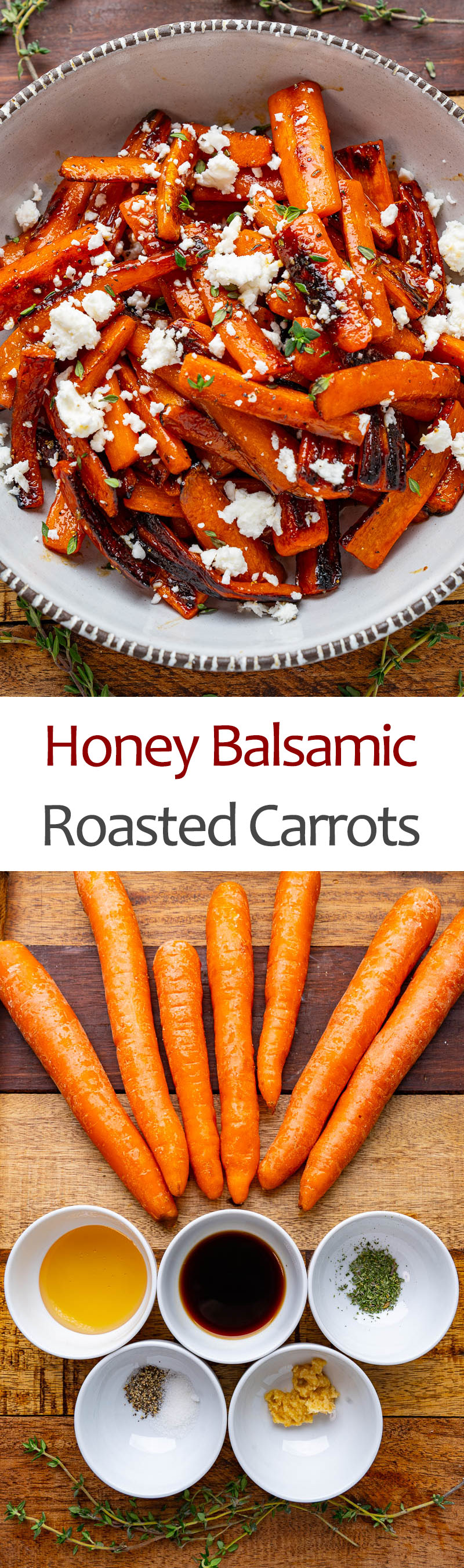 Honey Balsamic Roasted Carrots Honey Balsamic Roasted Carrots