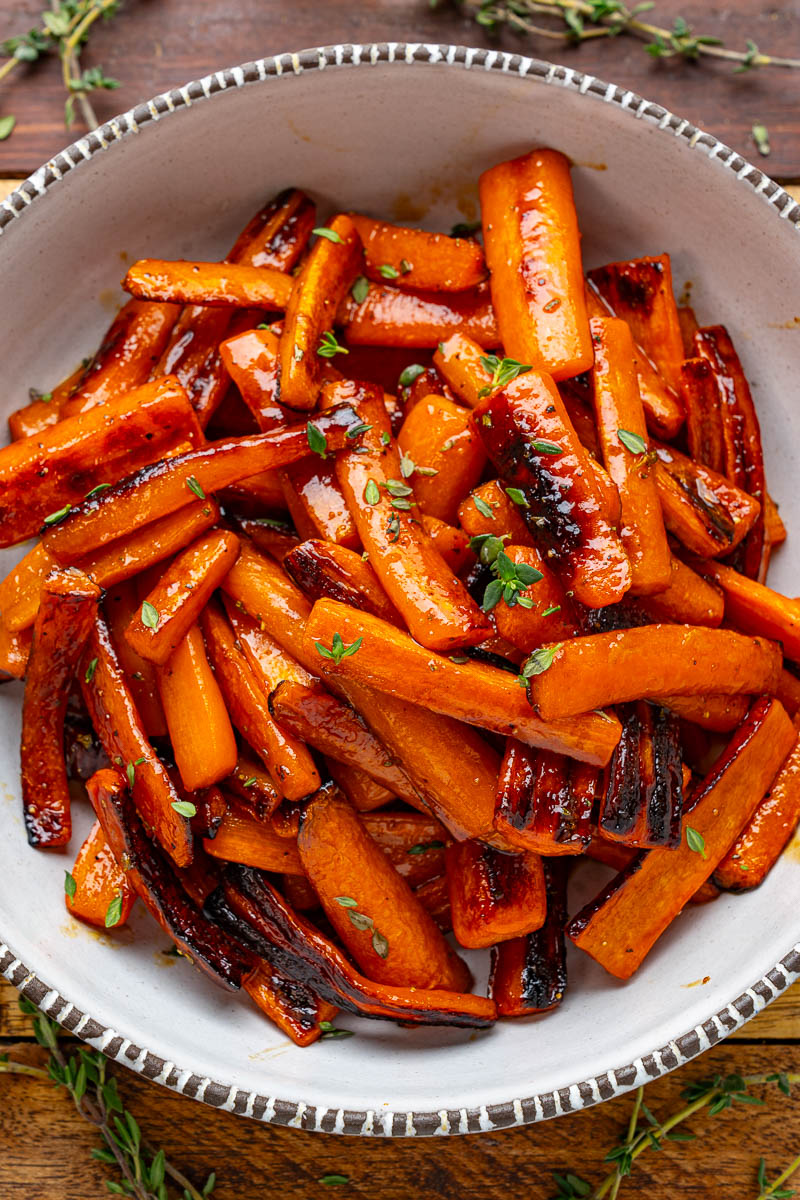 Honey Balsamic Roasted Carrots Honey Balsamic Roasted Carrots