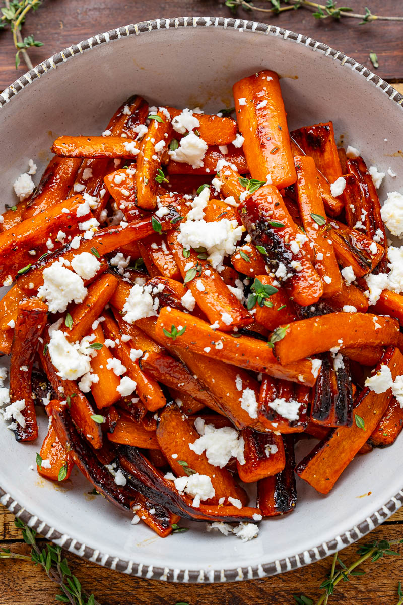Honey Balsamic Roasted Carrots Honey Balsamic Roasted Carrots