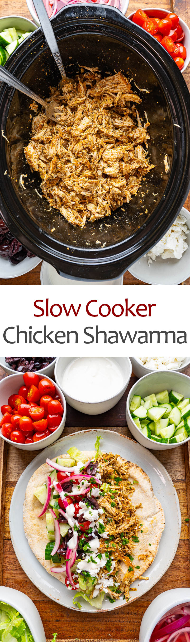 Slow Cooker Chicken Shawarma Slow Cooker Chicken Shawarma