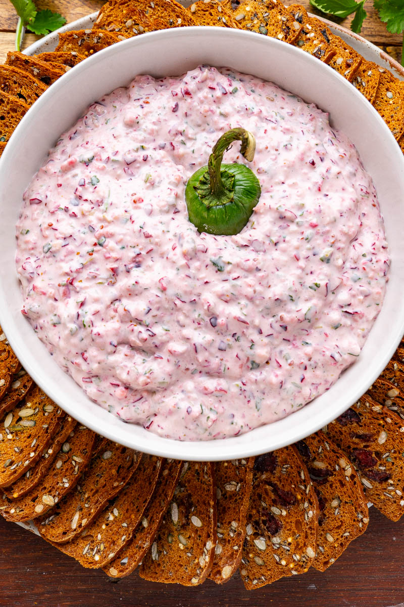 Creamy Cranberry Salsa Dip