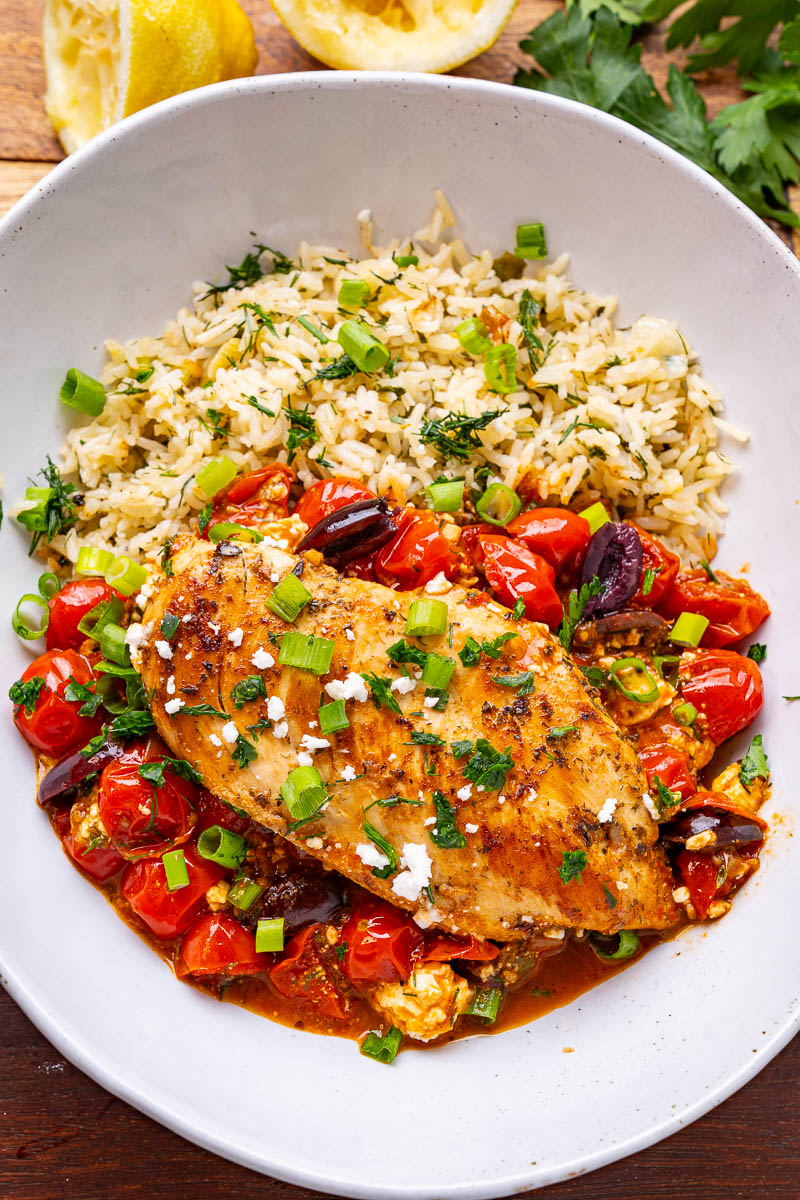 Greek Skillet Chicken Greek Skillet Chicken