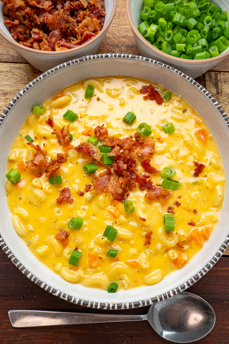 Mac and Cheese Soup Mac and Cheese Soup