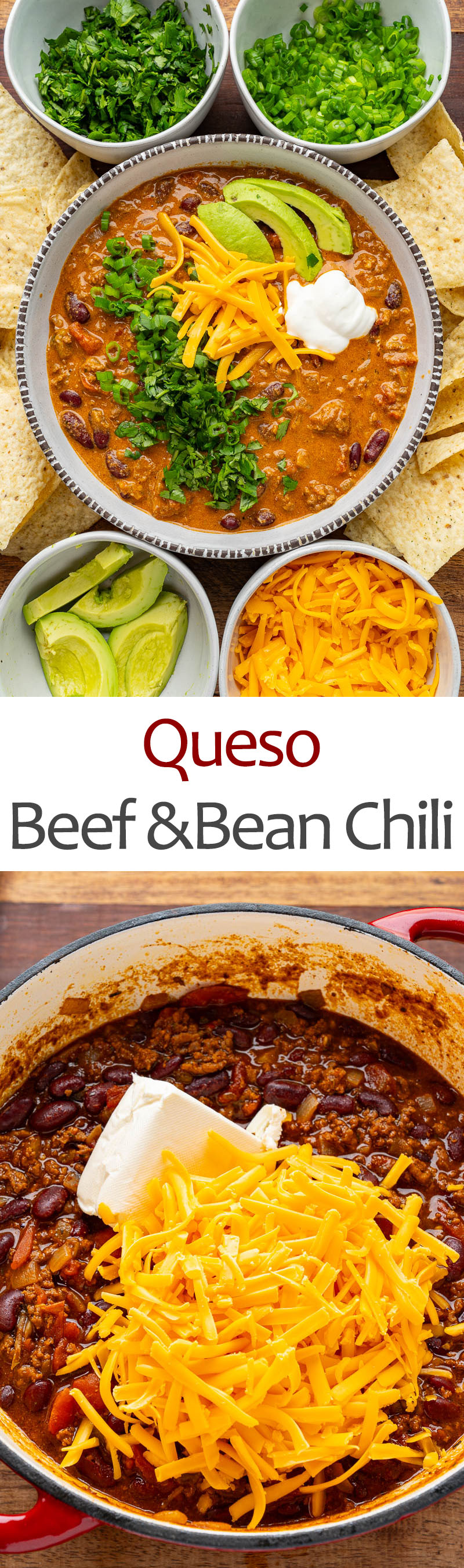 Queso Beef and Bean Chili Queso Beef and Bean Chili