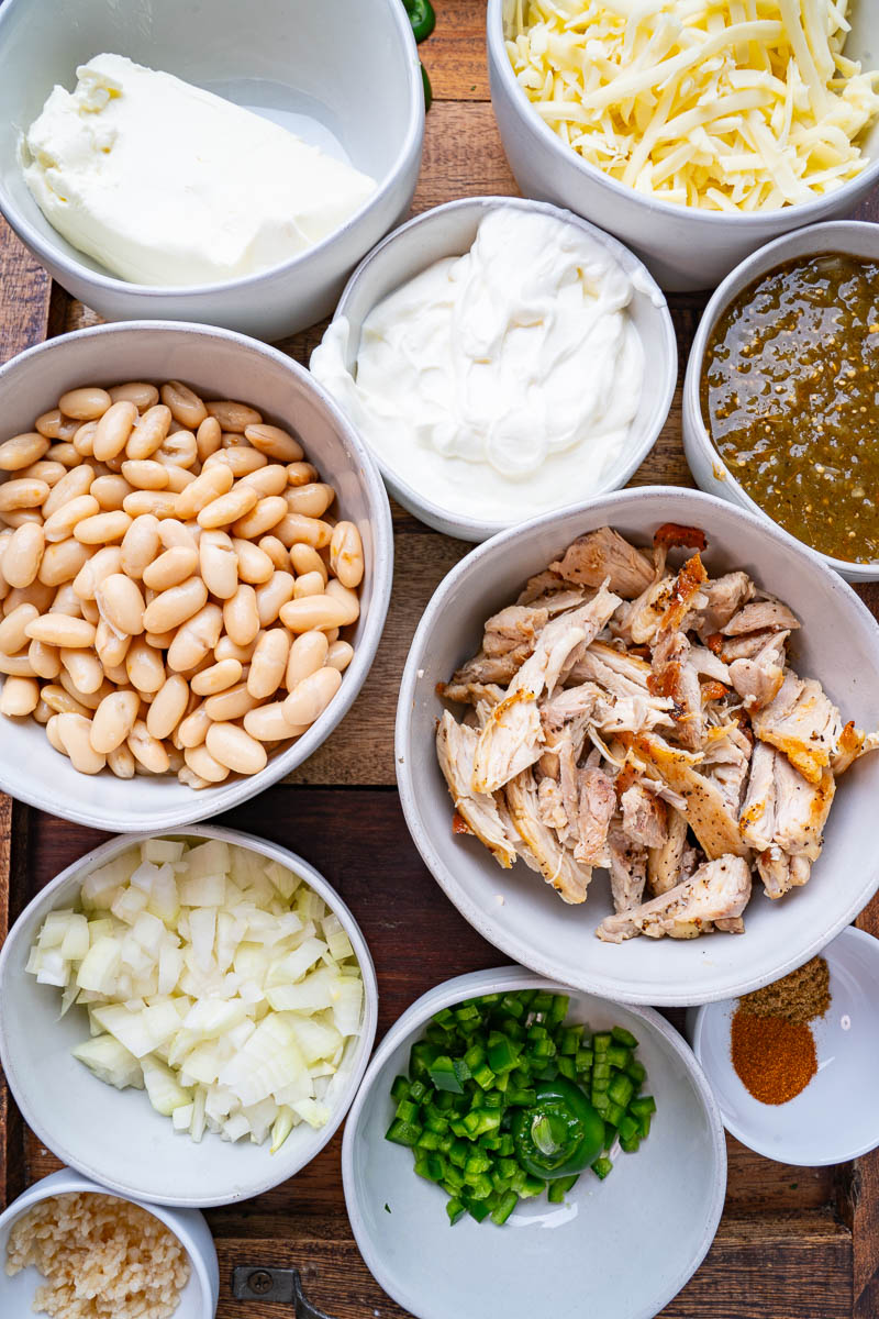 White Chili Chicken Cheese Dip White Chili Chicken Cheese Dip