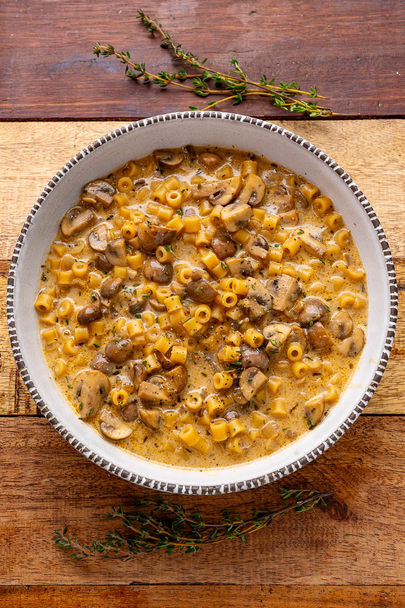 Creamy Mushroom Pasta Soup Creamy Mushroom Pasta Soup