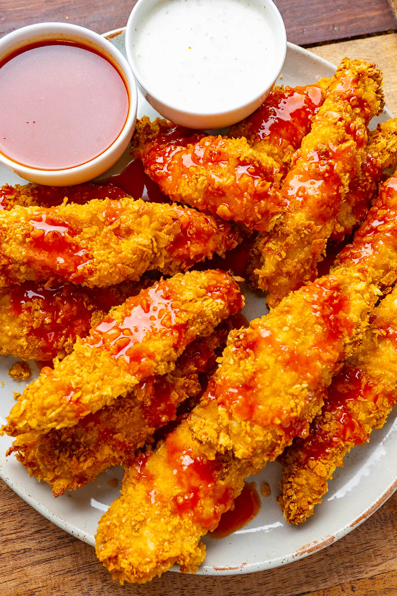 Crispy Baked Honey Buffalo Chicken Crispy Baked Honey Buffalo Chicken