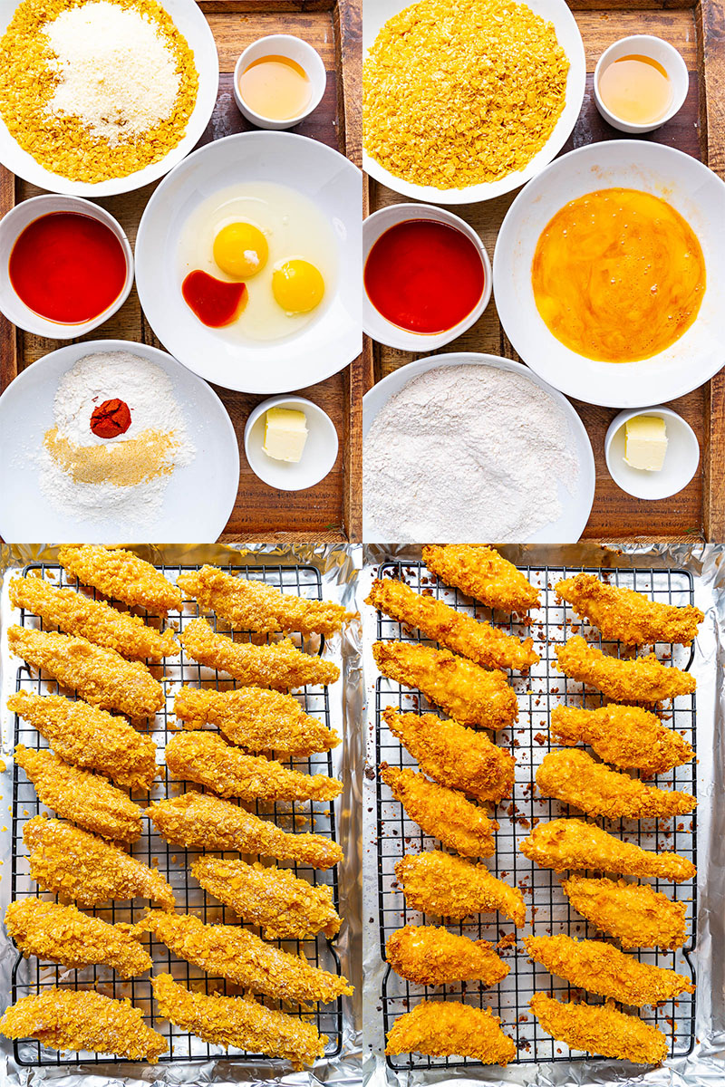 Crispy Baked Honey Buffalo Chicken Crispy Baked Honey Buffalo Chicken