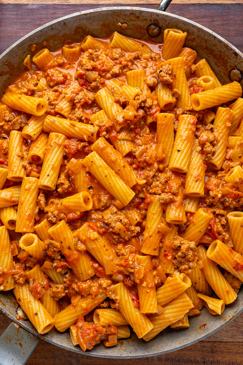 Creamy Tomato Italian Sausage Pasta Creamy Tomato Italian Sausage Pasta