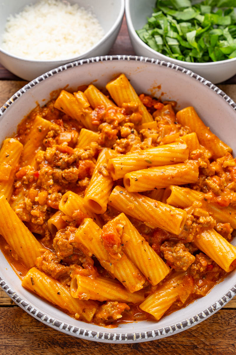 Creamy Tomato Italian Sausage Pasta Creamy Tomato Italian Sausage Pasta