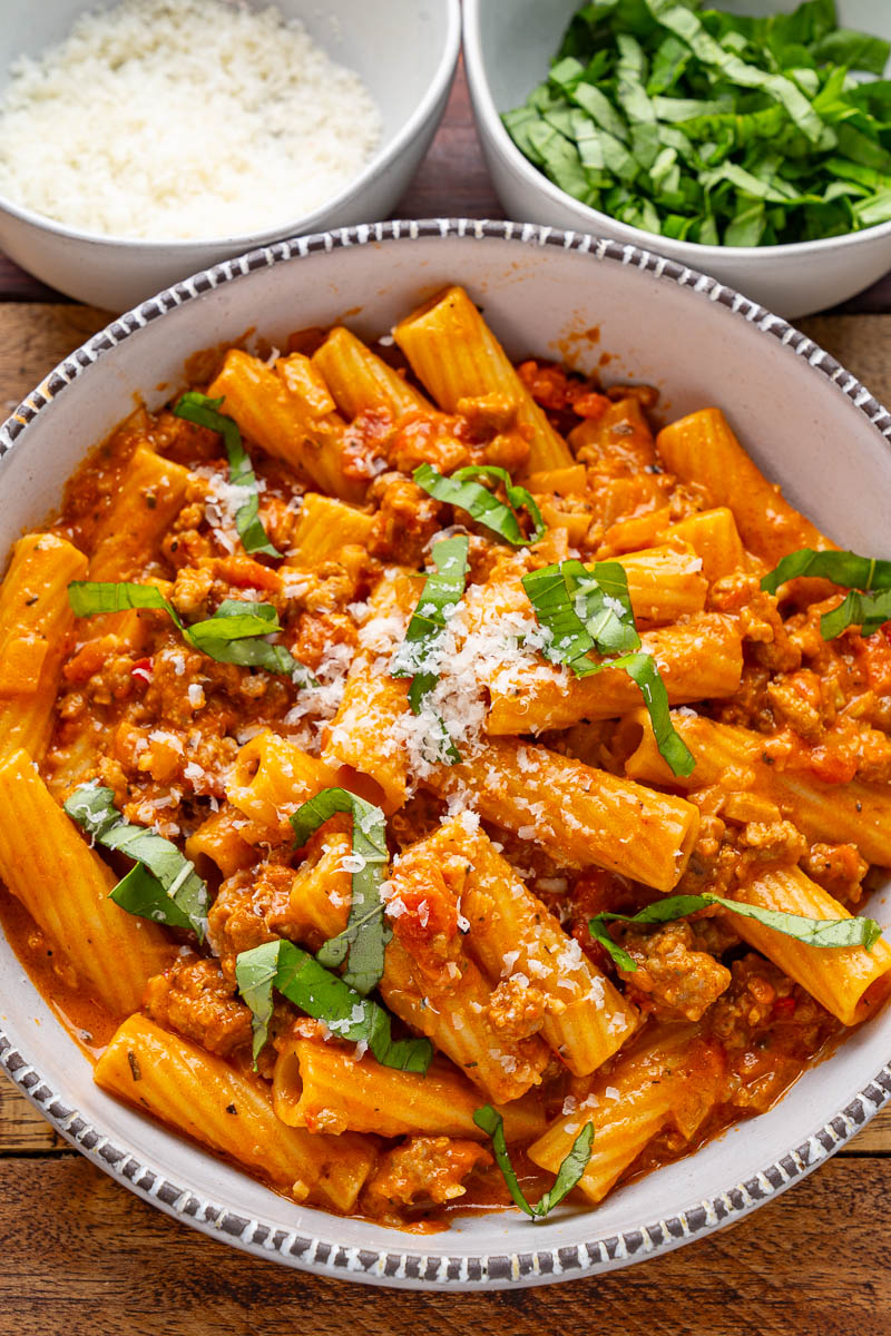 Creamy Tomato Italian Sausage Pasta Creamy Tomato Italian Sausage Pasta